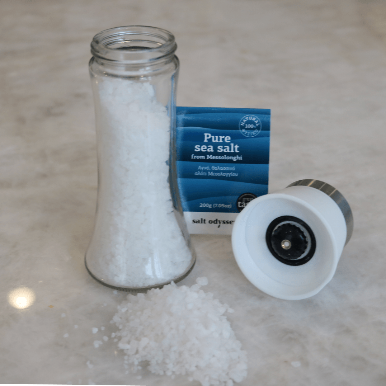 Pure Sea Salt ~ Mill - AigaionSpice