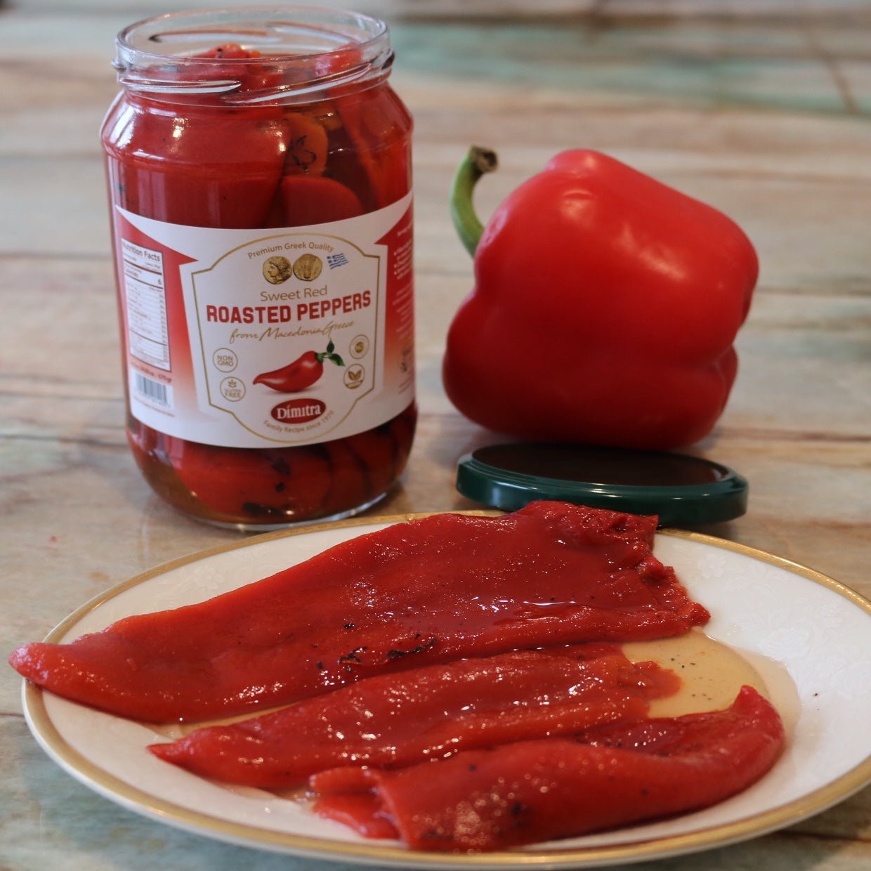 Roasted Red Peppers - AigaionSpice