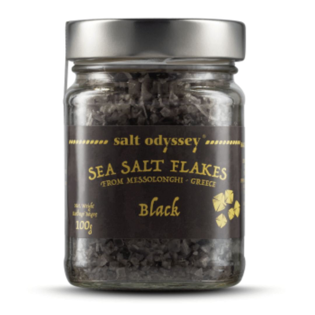 Sea Salt Flakes ~ Black - AigaionSpice