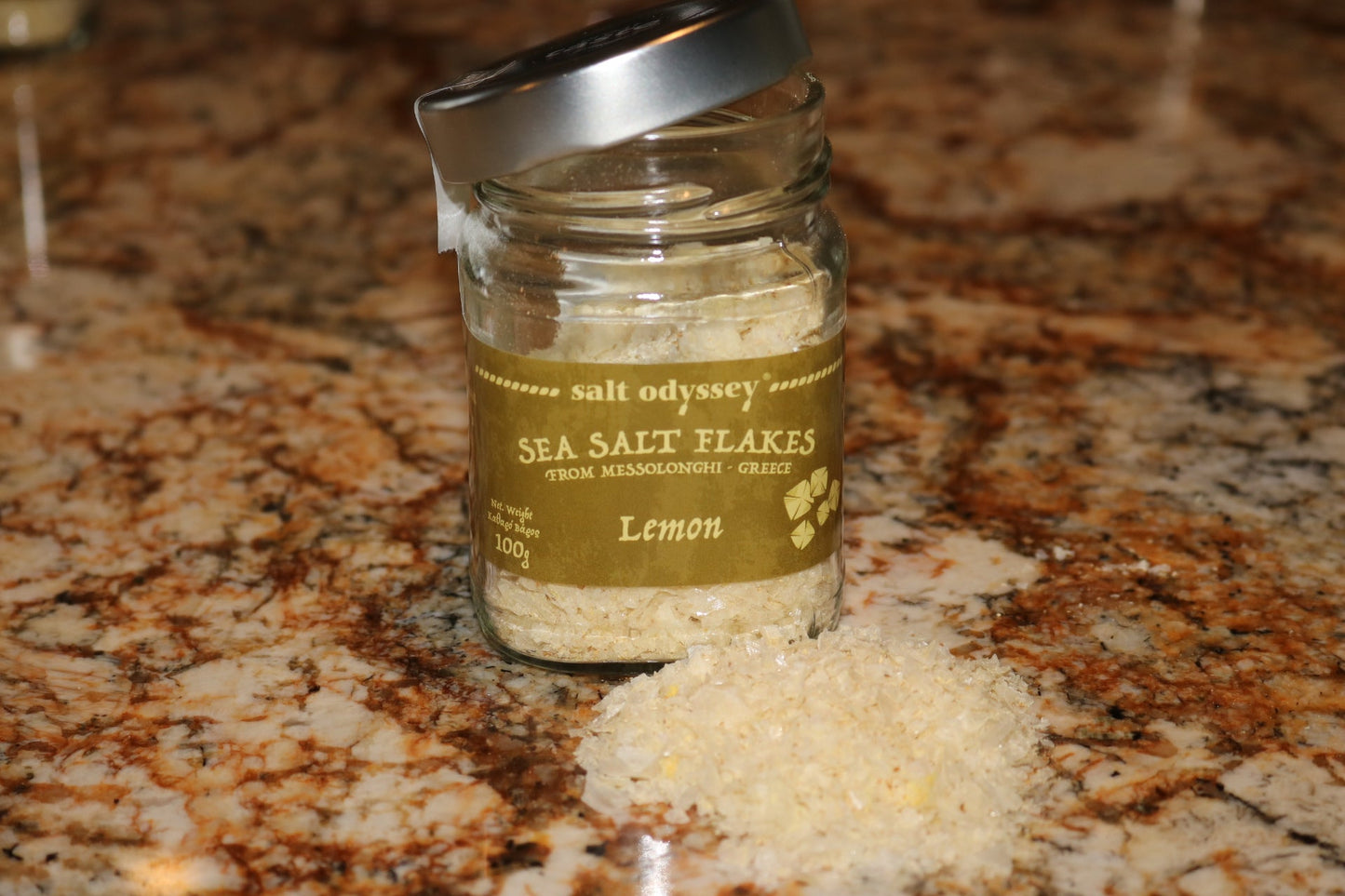 Sea Salt Flakes ~ Lemon - AigaionSpice