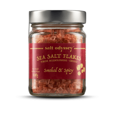 Sea Salt Flakes ~ Smoked & Spicy - AigaionSpice